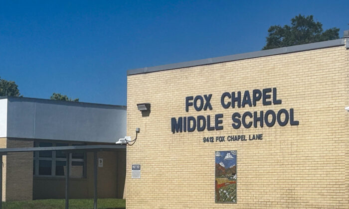 Fox Chapel Middle School in Spring Hill, Fla., on April 20, 2023. (Patricia Tolson/The Epoch Times)