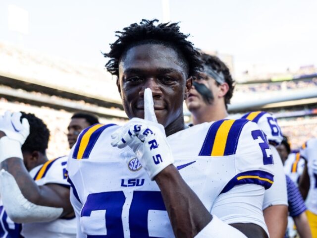 BATON ROUGE, LA - SEPTEMBER 09: LSU Tigers running back Trey Holly (25) before a game betw