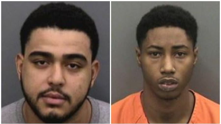 Joseph Michael Baez, left, died during a home invasion robbery in October. He was one of the robbers and was shot by a resident of the home. Deputies say his partner, Ty’Zae Robinson, right, is charged with felony murder in connection with his death.